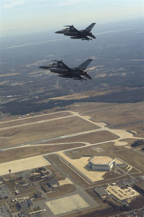 Two US Air Force USAF F 16C Fighting Falcon Aircraft From The 121st