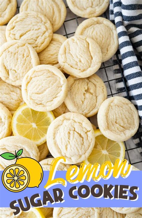 Lemon Sugar Cookie Recipe Cookies For Days