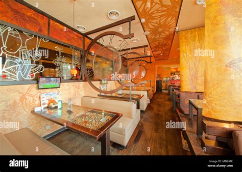 Sushi restaurant interior hi-res stock photography and images - Alamy