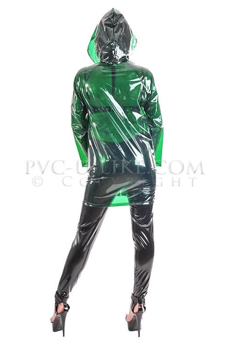 Ja08 1970s Jelly Coat Pvc U Like Plastic And Vinyl Clothing