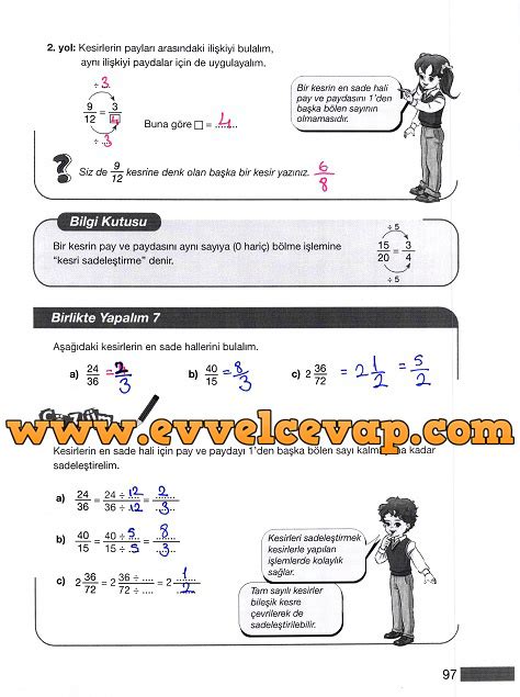 S N F Matematik Meb Yay Nlar Ders Kitab Cevaplar Sayfa Ders