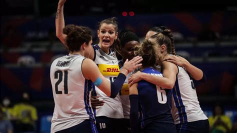 Turkey Vs Italy Quarterfinal Fivb Volleyball Womens Nations League