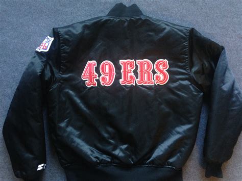 Vintage San Francisco 49ers REVERSIBLE satin jacket by Starter - L ...