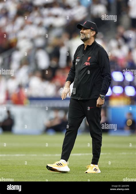 Paris Liverpool Fc Coach Jurgen Klopp During The Uefa Champions