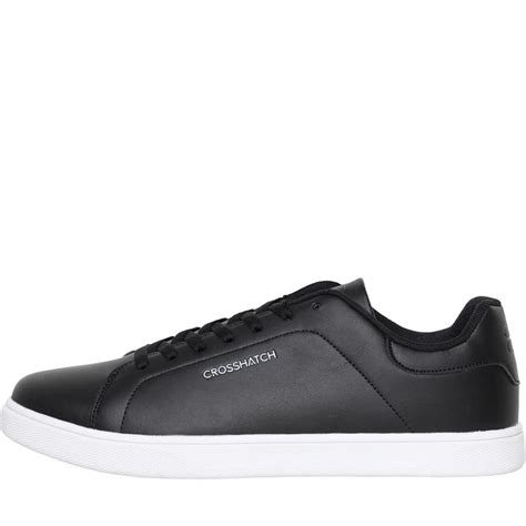 Crosshatch Herren Judas Sneaker Schwarz