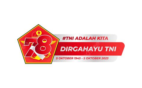 Logo Resmi Hari Jadi Angkatan Bersenjata Indonesia Ke 78 Tahun 2023