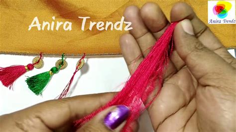 One Minute Baby Kuchu Using Flat Bead Tutorial Tamil DIY Silkthread