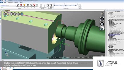 Ncsimul Machine Features Cnc Machine Simulation Youtube