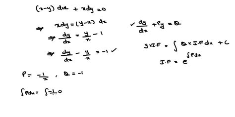 Solved Solve The Given Differential Equation By Using Appropriate