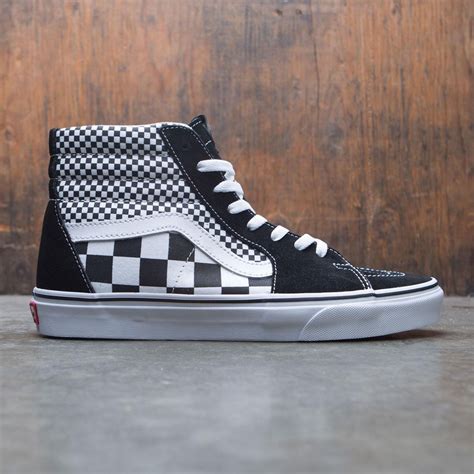 Vans Men SK8 Hi Mixed Checkerboard Black White