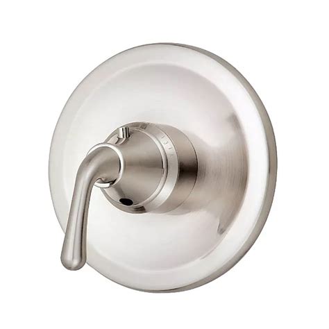 Danze® Bannockburn™ Single Handle 34 Thermostatic Shower Valve Trim Kit Brushed Nickel