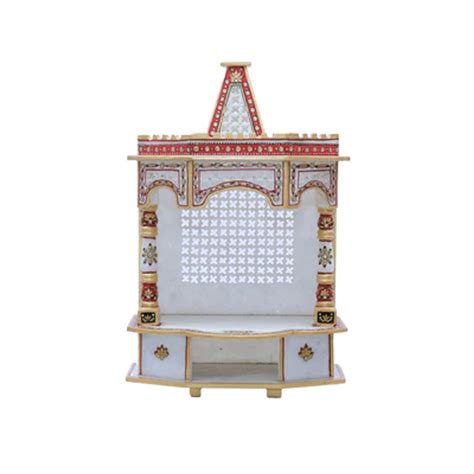 White Marble Mandir Design Traditional At Rs In Alwar Id