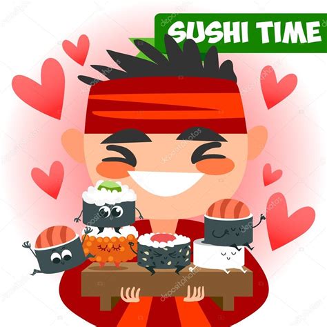 Funny Chinese Chef In Kimono Stock Vector Image By ©katyabra 76775731