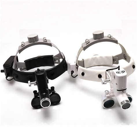 Dentist Loupes, 2.5X/3.5X Headband Loupes With LED Light
