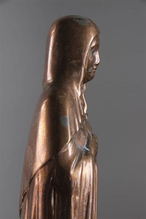 Figurine Maria Met Het Onbevlekte Hart 28cm Bronze Catawiki