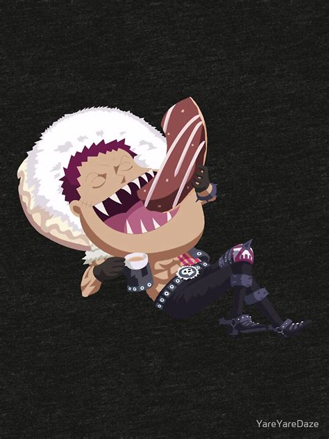 "Charlotte Katakuri Eating Donuts" T-shirt by YareYareDaze | Redbubble