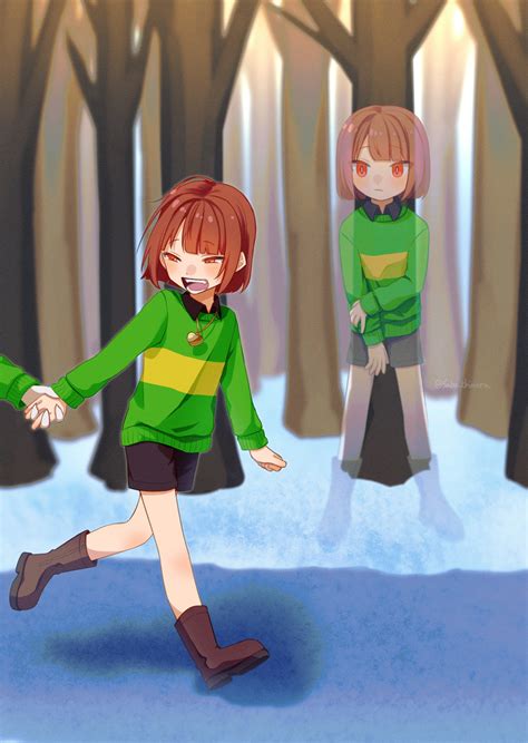 Chara And Asriel Dreemurr Undertale Drawn By Saba Chimera Danbooru