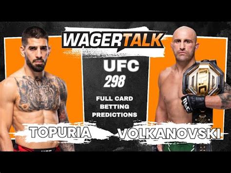 Ufc Volkanovski Vs Topuria Predictions Picks And Betting Odds