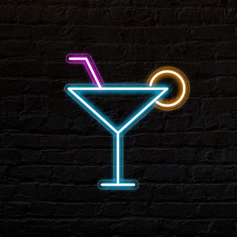 Neon Martini Sign