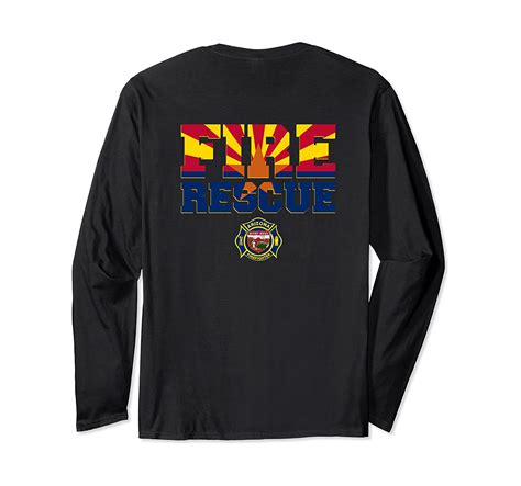 Arizona Fire Rescue Department Firefighters Firemen Uniform Long Sleeve ...