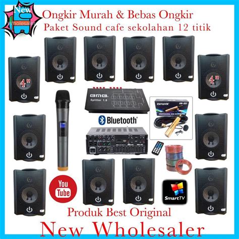 Jual Paket Sound Cafe Restoran Crimson Dusenberg Titik Speaker Inch