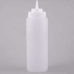 Ken Hands 12434 KH Plastic Squeeze Bottle Bottle 708mL Wide Mouth Clear