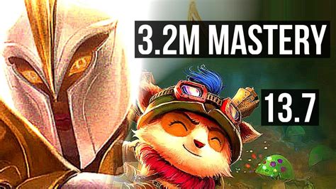 Kayle Vs Teemo Top 3 2m Mastery 900 Games 5 1 1 Kr Master 13