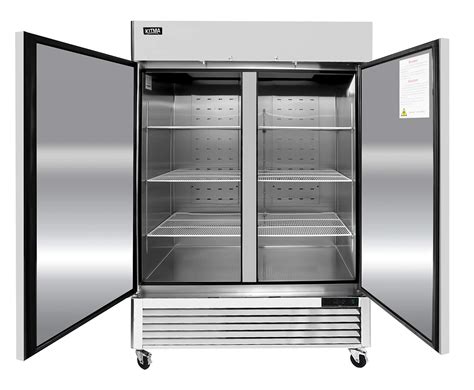 Buy Kitma 54 W Commercial Refrigerator 2 Solid Door Reach In Upright Fridge For Kitchen