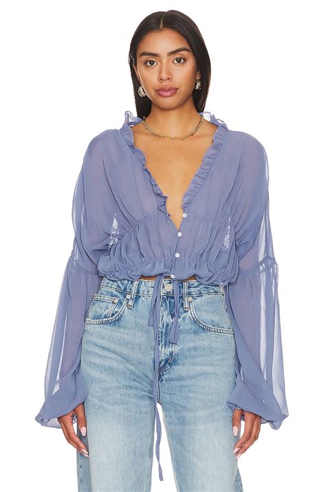 Sndys X Revolve Bali Top In Periwinkle Revolve