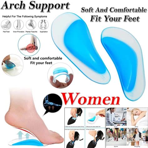 Orthotic Arch Support Insoles Flat Feet Foot Fallen Plantar Fasciitis