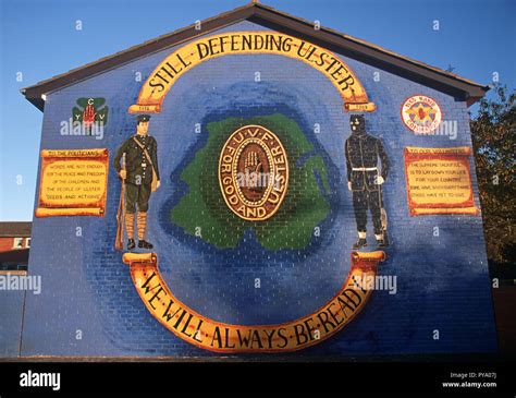 UVF, Ulster Volunteer Force, Loyalist murals during The Troubles ...