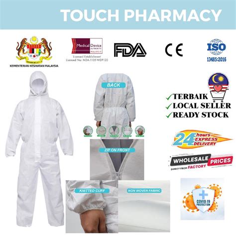 Kkm Frontliners Ppe Suit Medical Coverall Jumpsuit Isolation Suit