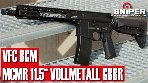 VFC BCM MCMR 11 5 GBBR CQB VOLLMETALL Airsoft YouTube