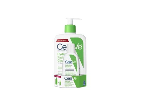 CeraVe Hydrating Facial Cleanser, Normal To Dry Skin, Pack Of 2 Ingredients and Reviews