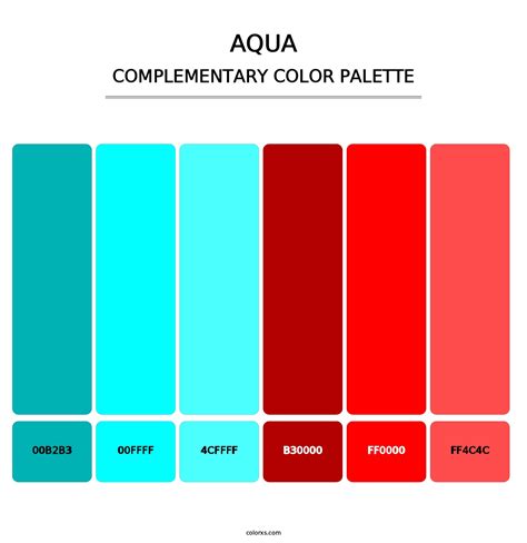 Aqua Color Palettes