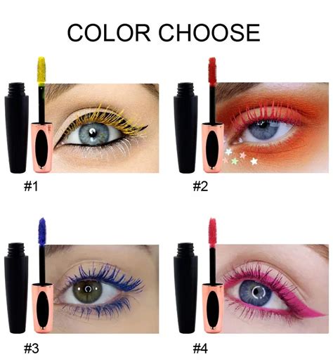 Oem Colour Mascara Eyelash Lengthen Extension Mascara Make Your Own Brand Makeup Vegan 4d Fiber