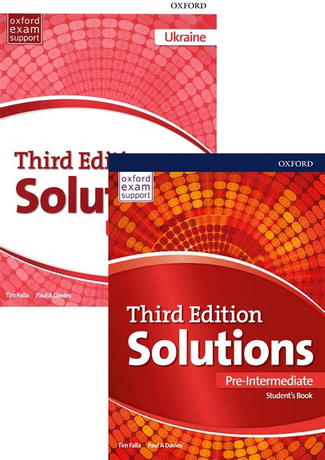 Solutions Pre Intermediate Комплект 3rd Edition Підручники