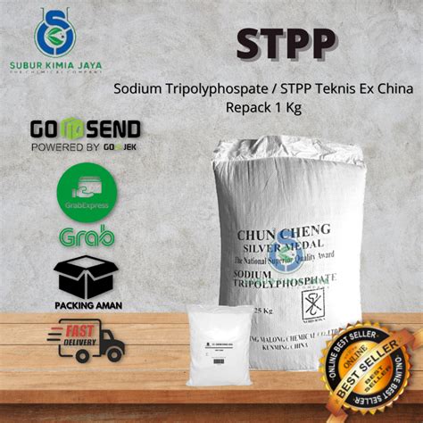 Jual STPP Teknis Sodium Tripolyphospate 1 Kg Bahan Sabun Shopee