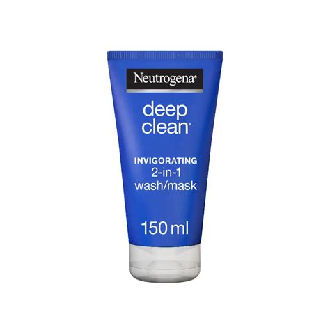 Neutrogena Deep Clean Invigorating 2 In 1 Face Wash Mask 150 Ml