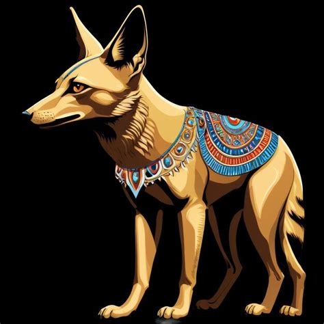 Premium Photo Jackal Anubis Vector Logo Illustration