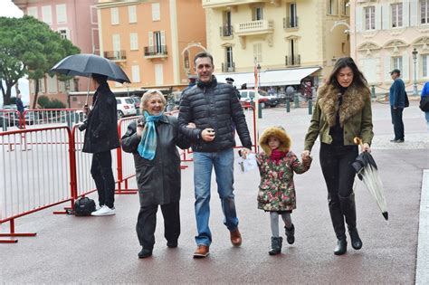 Photo Maguy Ducruet Daniel Ducruet sa fille Linoué et sa compagne