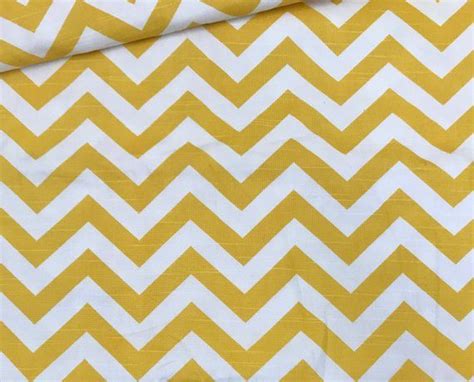 Yellow Chevron Fabric Yellow Stripe Fabric Cotton Fabric By Etsy