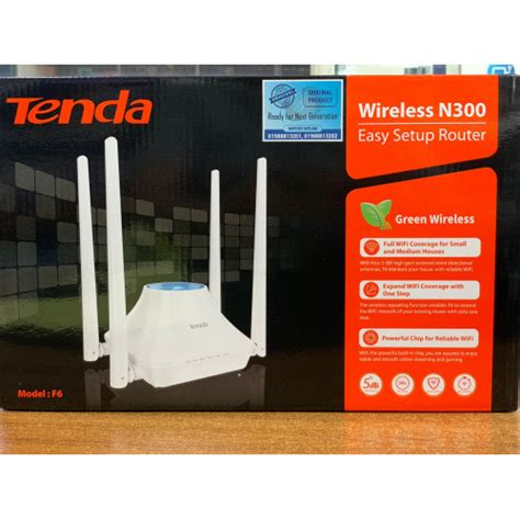 Tenda F6 Wireless N300 Easy Setup Router Price In Bangladesh Bdstall