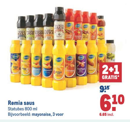 Remia Fritessaus Curryketchup Folder Aanbieding Bij Makro Details