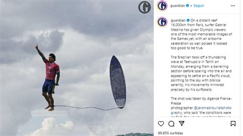 Conheça a história por trás da foto histórica de Gabriel Medina nas