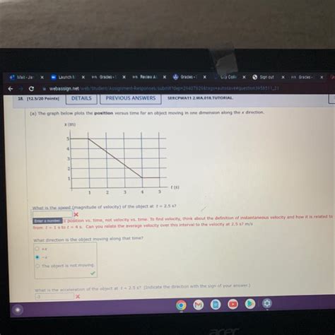 The Graph Below Plots The Position Versus Time For An Object Moving In