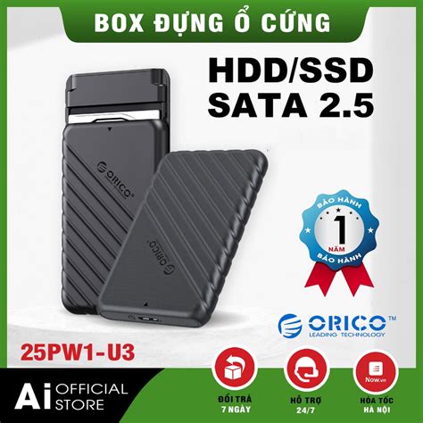 Box ổ cứng ORICO 25PW1 U3 2 5inch Dùng cho HDD SSD SP Chính hãng