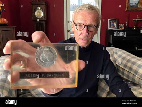 In This Oct 16 2018 Photo Bob Davidson Holds A Coin Made With Metal