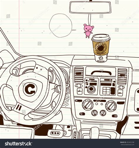 536 Car inside sketch Images, Stock Photos & Vectors | Shutterstock