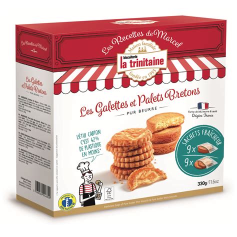 Les Galettes Et Palets Bretons Pur Beurre De Marcel En Sachet Fra Cheur